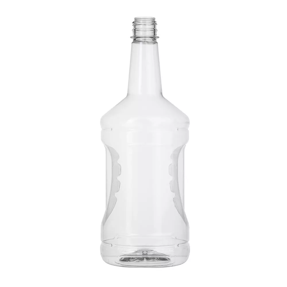 Bottiglia in PET da 1,75 litri con design ergonomico dell'impugnatura laterale